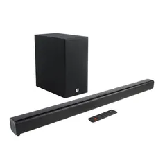 Soundbar JBL Cinema SB160 2.1 canais Potência 110W RMS com Bluetooth Preto