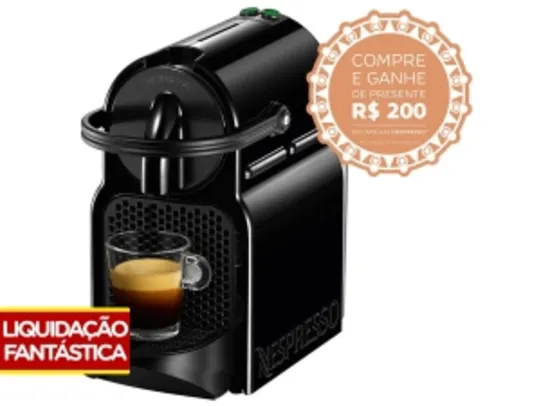 Cafeteira Expresso 19 Bar Nespresso Inissia - Preto por R$ 250