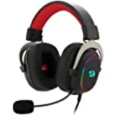 Headset Gamer Redragon Zeus X RGB USB 7.1 Surround Sound Virtual H510-RGB, Preto