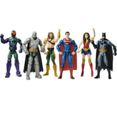 Bonecos Filme Batman vs Superman 6 Heróis de 30cm - Mattel
 R$199.99