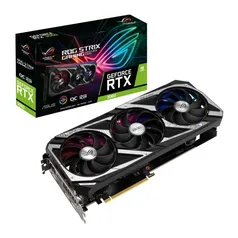 Placa de Video Asus GeForce RTX 3060 ROG Strix OC, LHR, 12GB, GDDR6, 192-bit, ROG-STRIX-RTX3060-O12G