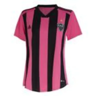 Camisa Atlético Mineiro Outubro Rosa 22/23  s/n Torcedor Adidas Feminina