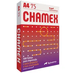 [Ame SC R$23,36] Chamex Office A4 Pacote com 500 Folhas