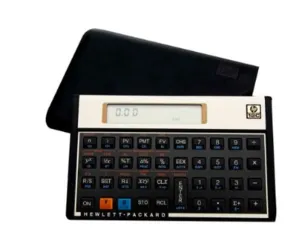 Calculadora Financeira HP 12C Gold, 120 Funções, Visor LCD, RPN e ALG
