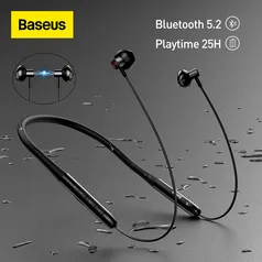 Baseus Neckband fone de ouvido bluetooth 5.2 