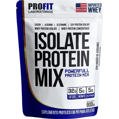 Foto do produto Isolate Protein Mix 900g Refil Profit (banana Com Canela)