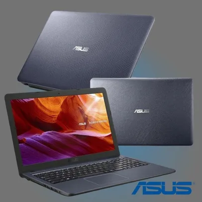 Notebook Asus Vivobook X543UA-GQ3430 Intel Core i3-7020U 4G 256GB SSD Tela 15,6" Endless Os - Cinza Escuro 