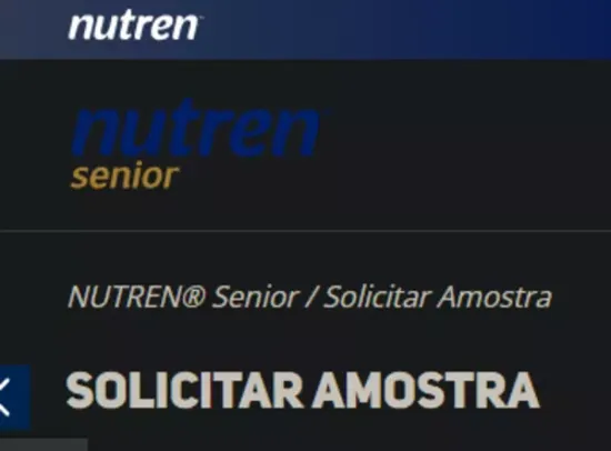 NUTREN® Senior Solicitar Amostra