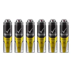 R$ 49,99 Kit Desodorante Rexona Men V8 48 horas Aerosol Masculino 150ml 6 unidades