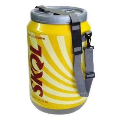 Cooler Térmico 24 Latas Alça de Nylon Estampado Cerveja Skol | R$130