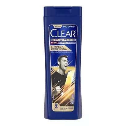 [Cliente Ouro] Shampoo Anticaspa Clear Men 400ml Sports