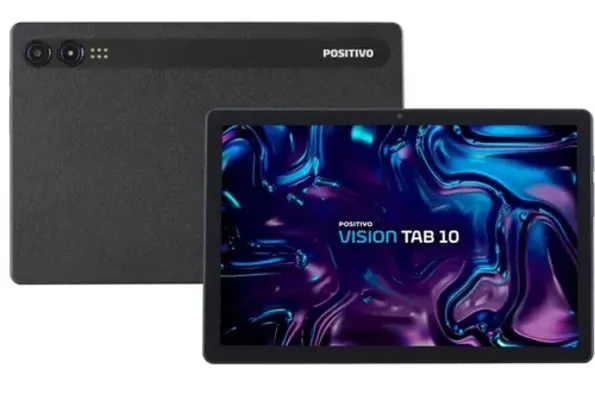 Tablet Positivo Vision Tab 10,1" 128GB 4GB RAM Android 13 Octa Core Wi-Fi 4G