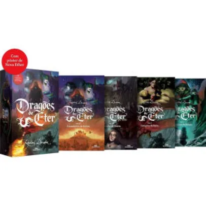 Box Livros - Dragões De Éter (4 volumes) + Pôster - R$71
