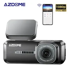 [TAXAS INCLUSAS] Azdome m200 dash cam controle de voz 2k carro dvr wifi câmera para veículo visão noturna g-sensor 24h monitor de estacionamento