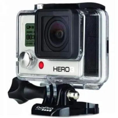 Saindo por R$ 713: [Casas Bahia] Câmera GoPro HERO3 White Edition com case a prova d'água - R$713 | Pelando