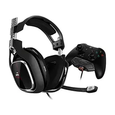 Headset ASTRO Gaming A40 TR + MixAmp M80 Gen 4 para Xbox One - Preto/Vermelho