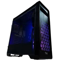 Gabinete Gamer, Tarct, Kilter Fan Rgb, Lateral Acrilico, Kl06a, Sem Fonte Preto