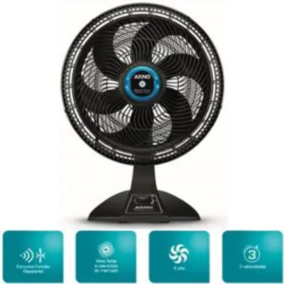 Ventilador de Mesa 40cm Arno Silence c/ Repelente Líquido VF55 - 110V