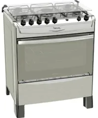 Fogão 5 Bocas Atlas Fastcook, Inox, Acendimento Automático | R$655