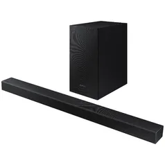 Soundbar Samsung HW-T450, Com 2.1 Canais, Potência De 200W, Bluetooth E Subwoofer Sem Fio