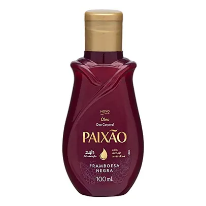 [SUPER R$7,18]Óleo Corporal Paixão Framboesa Negra com ação desodorante, Paixão, Tamanho: 100ml