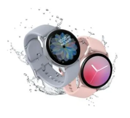 Smartwatch Samsung Galaxy Watch Active2 BT 44MM Prata Tela Super Amoled de 1.4" - R$999