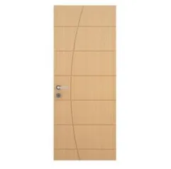 Folha de porta decorada MDP Vert Elegance 210x62x3,5cm mogno