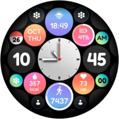 [Grátis] Bubbles Watch Face Sport