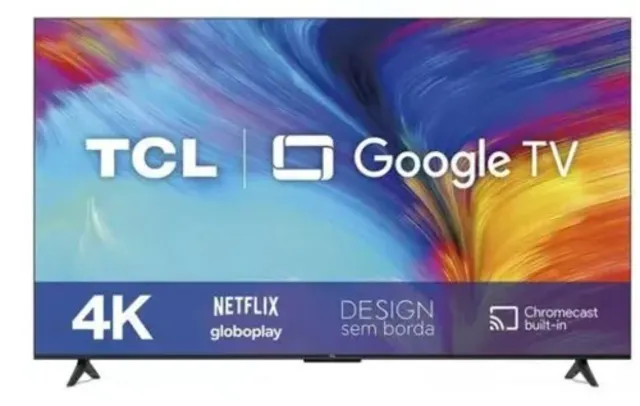 Saindo por R$ 2849: Smart TV LED 65" 4K UHD TCL P635 Google TV, Dolby Audio, HDR10+, WiFi Dual Band, Bluetooth Integrado, Chromecast e Google Assistente | Pelando