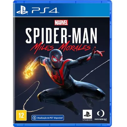 (APP/ AME R$99) Game Marvel's Spider-man: Miles Morales - PS4