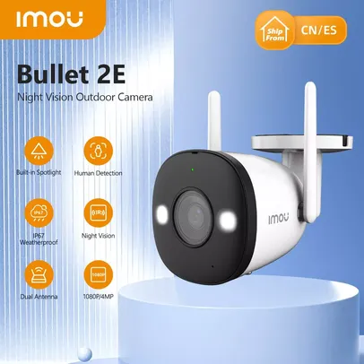 Câmera de Visão Noturna IMOU Bullet 2E WIFI 2MP