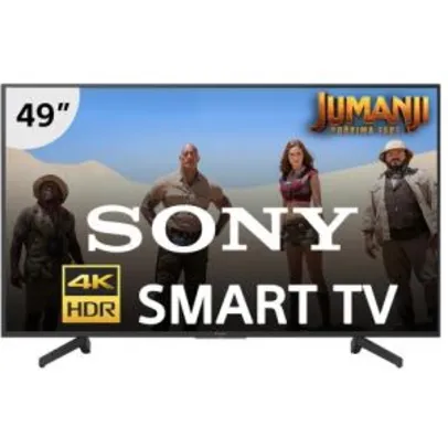 Smart TV LED 49” Sony 4K UHD KD-49X705G | R$ 1.889