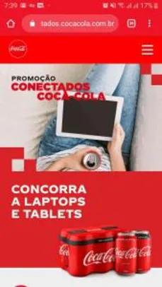 Promoção Conectados Coca-Cola: compre e concorra!