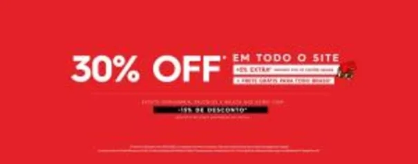 35% off em todo site *exceto perfumaria* | Renner