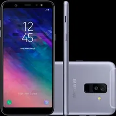 Smartphone Samsung Galaxy A6+ 64GB Preto Tela 6” Câmera 21MP Android 8.0 - R$1199