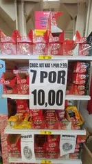 [R$ 1,42 a unidade] 7 Kitkats por 10 reais - Loja física