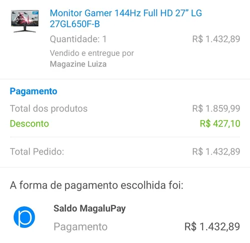 Imagen na descrição da promoção