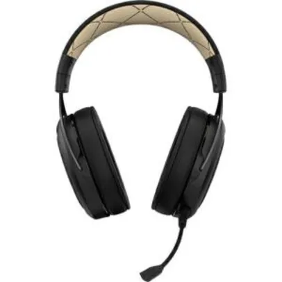 (AME R$400 ) Headset Gamer HS70 Wireless 7.1 Surround Gold - Corsair