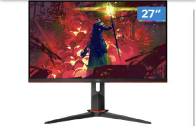 [CUPOM + APP + CLIENTE OURO] Monitor AOC hero g2 IPS Full HD 27” 144hz