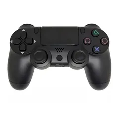 Controle Ps4 Sem Fio 2m Joystick Pc Bluetooth Vibração Preto