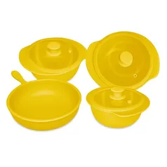 Jogo de Panelas Oxford Cookware Cerâmica Linea Solaris 4 Peças