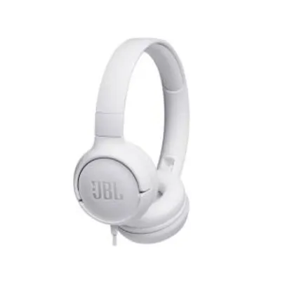 Fone de Ouvido Headphone JBL Tune 500 - Branco - R$102