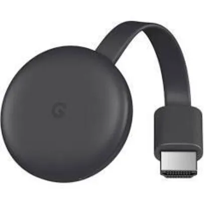 Chromecast 3 Full HD Wireless Hdmi Preto Google R$ 198