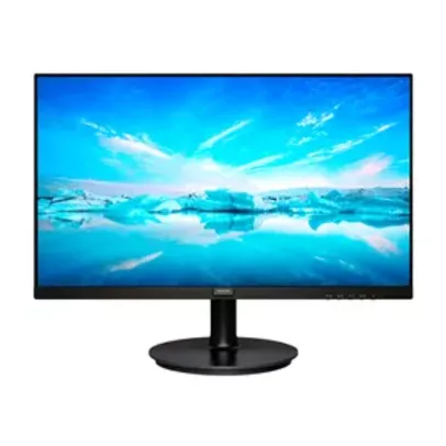 Monitor Philips 75hz 4ms full hd 21.5" tela VA antireflexiva VESA