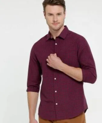 Camisa masculina quadriculada