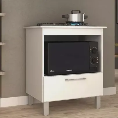 Balcão para Cooktop 4 Bocas com Porta Basculante J Carvalho