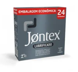 Preservativo Jontex Lubrificado com 24 Unidades