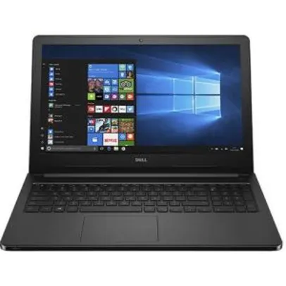 Notebook Dell Inspiron i15-5566-A30P Intel Core i5 4GB 1TB Tela LED 15.6" Windows 10 - Preto - R$1794