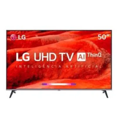 Smart TV LED 50´ UHD 4K LG HDMI USB Wi-Fi Bluetooth HDR ThinQ AI - 50UM751C0SB.BWZ | KaBuM!
