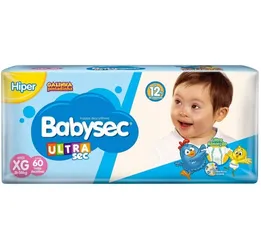 [Prime] Fralda Babysec Ultrasec 60 unidades Galinha Pintadinha XG a unidade sai R$0,67 | R$40